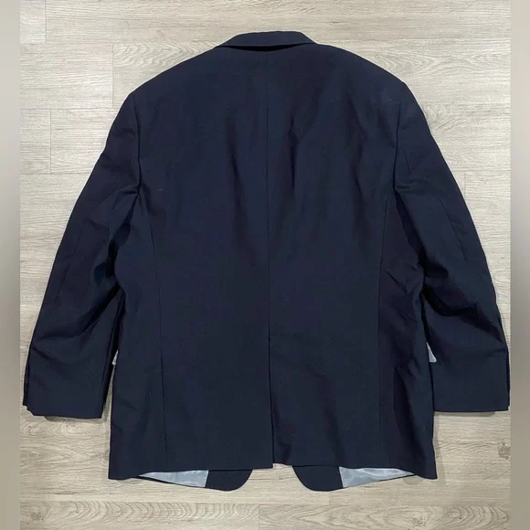 Hart Schaffner Marx Gold Trumpeter Classic Navy‎ Blazer 46R
